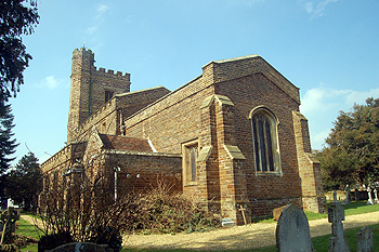 Silsoe church from the south-east March 2011